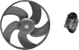 Wentylator elektryczny układu chłodzenia kompletny (silnik+wirnik) VAN Wezel 4028745 cena, od 48,36 USD