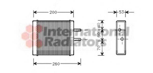 Chłodnica nagrzewnicy (ogrzewacza) Hyundai/Kia 0K01161A10A cena, od 52,61 USD
