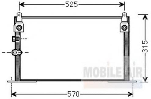 Chłodnica klimatyzacji Toyota 8846035280 cena, od 246,09 USD