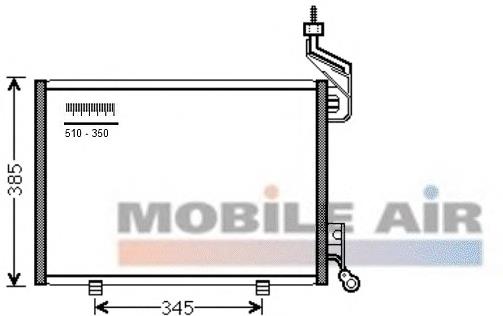 Chłodnica klimatyzacji Ford 1717508 cena, od 84,05 USD