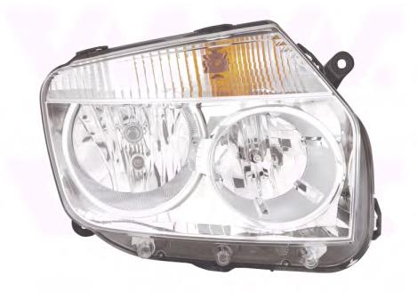Reflektor prawy Dacia Duster SUV (HS) (2010 - 2018) cena, od 122,18 USD