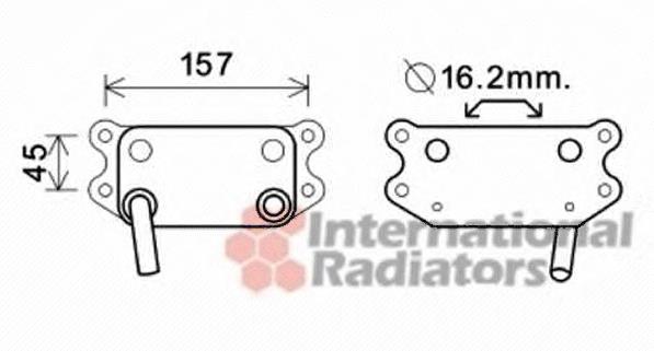 59003154 VAN Wezel chłodnica oleju