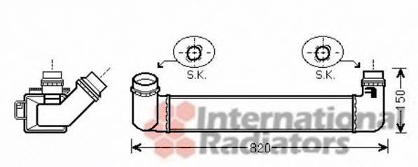 Chłodnica intercoolera Renault (RVI) 144960024R cena, od 117,48 USD