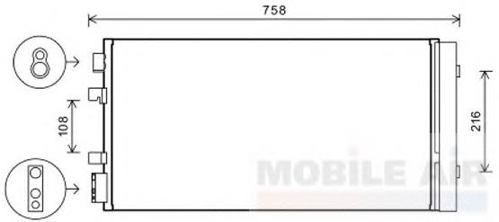Chłodnica klimatyzacji Asam 75319