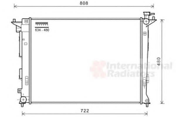 Chłodnica silnika Hyundai/Kia 253102Y500 cena, od 144,69 USD