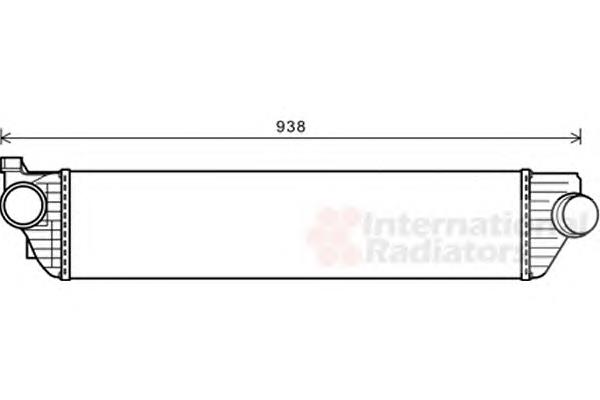 Do koszyka 0350180005 Depo/Loro Chłodnica intercoolera