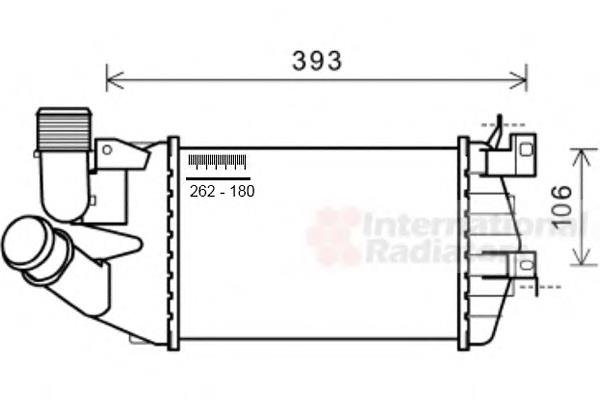 6302083 Opel Chłodnica intercoolera