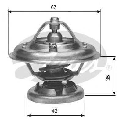 Do koszyka A6022000015 Mercedes Termostat