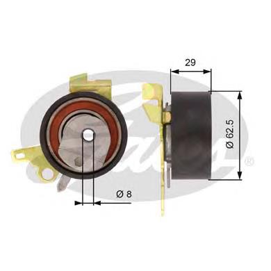 Rolka napinacza paska rozrządu Peugeot/Citroen 82992 cena, od 28,35 USD