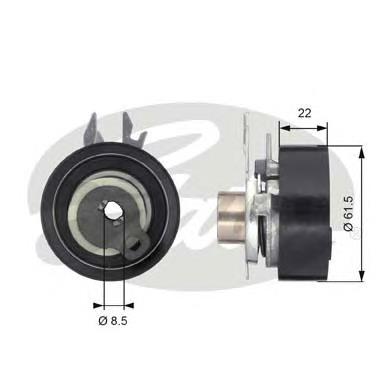 Rolka napinacza paska rozrządu Gates T43061 cena, od 33,66 USD
