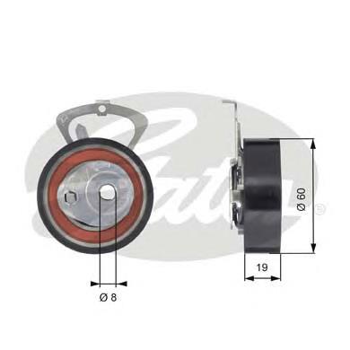 Rolka napinacza paska rozrządu Gates T43140 cena, od 28,26 USD