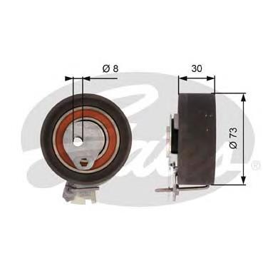 Do koszyka T43157 Gates Rolka napinacza paska rozrządu
