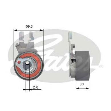 30637955 Volvo Rolka napinacza paska rozrządu