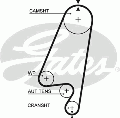 Pasek rozrządu Opel Frontera A (5SUD2)