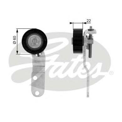  Napinacz paska napędowego Ford Escort 6