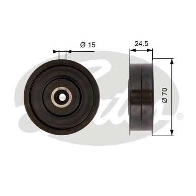 K68052717AA Fiat/Alfa/Lancia rolka prowadząca, kierunkowa paska napędowego