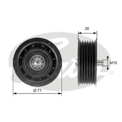 55190812 General Motors Rolka prowadząca, kierunkowa paska napędowego