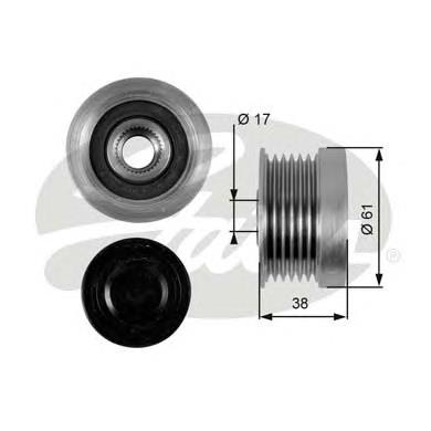 Do koszyka 30667878 Volvo Koło pasowe alternatora
