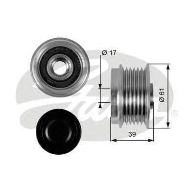 028903119M VAG Koło pasowe alternatora