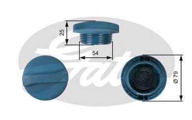 Do koszyka 357121321 VAG Pokrywa (korek) zbiornika wyrównawczego