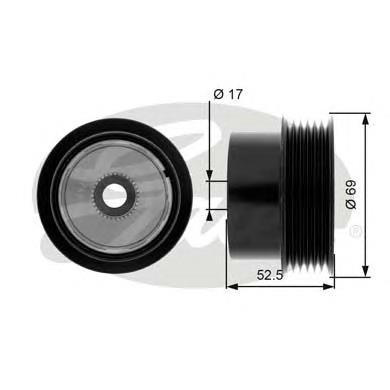 Koło pasowe alternatora General Motors P0138 cena, od 42,34 USD