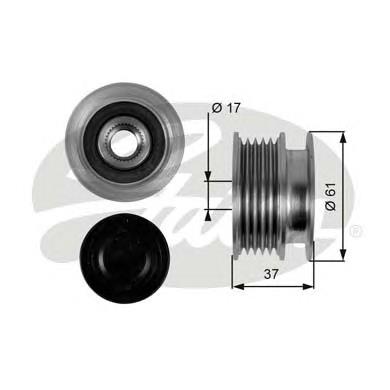 7701476465 Renault (RVI) Koło pasowe alternatora