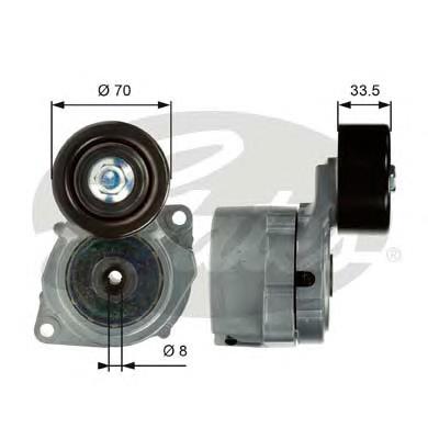 31180RBDE01 Honda Napinacz paska napędowego