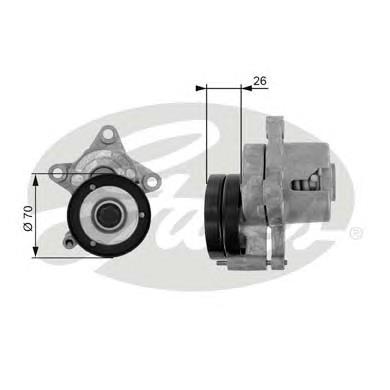 Rolka napinacza paska napędowego VAG 032145299C cena, od 15,73 USD
