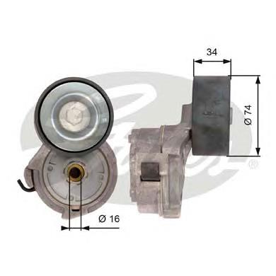 Napinacz paska napędowego Mercedes A906200207080 cena, od 20,74 USD