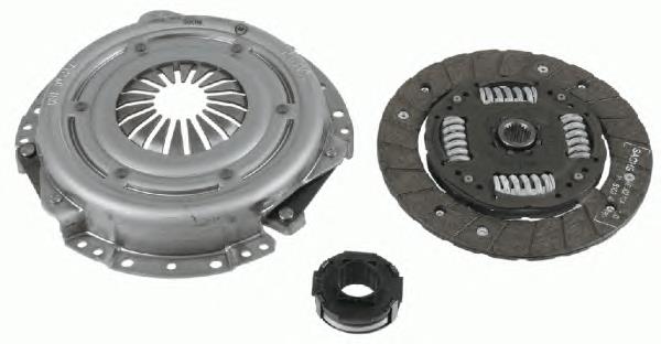 Zestaw sprzęgła (3 części) Fiat/Alfa/Lancia 71722744