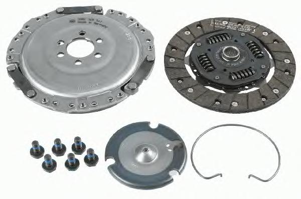 Zestaw sprzęgła (3 części) 3000822601 Sachs