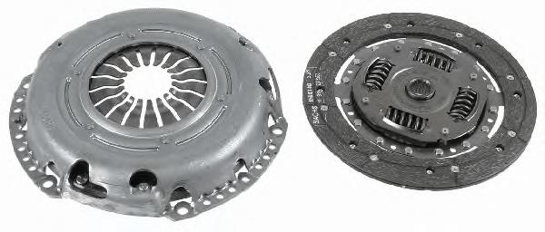 Zestaw sprzęgła (3 części) Sachs 3000951024 cena, od 107,78 USD