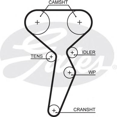 Pasek rozrządu Renault Clio SYMBOL (LU)