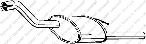 Tłumik, tylna część Ford Focus I kombi (DNW) (1999 - 2004) cena, od 63,09 USD