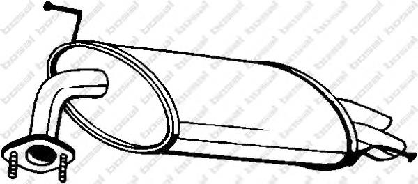 Tłumik, tylna część Honda Accord VI sedana (CG) (1998 - 2003) cena, od 88,93 USD