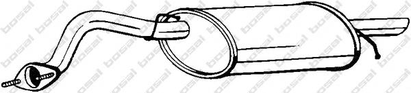 Tłumik, tylna część Bosal 141195 cena, od 74,89 USD