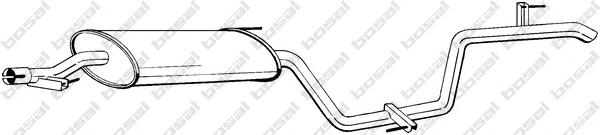 Tłumik, tylna część Bosal 292021 cena, od 124,28 USD
