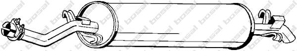 Tłumik, tylna część Bosal 278093 cena, od 138,44 USD