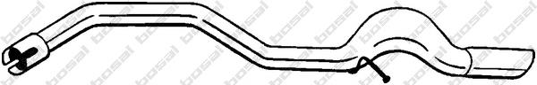 Tłumik, tylna część Mercedes A hatchback (W169) (2004 - 2012) cena, od 58,64 USD