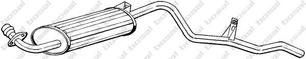 Tłumik, tylna część Mitsubishi Pajero I SUV (L04G, L14G) (1982 - 1991) cena, od 126,57 USD