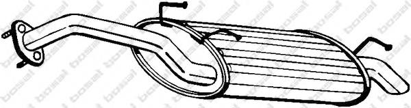 Tłumik, tylna część Hyundai Accent II sedana (LC) (1999 - 2005) cena, od 79,50 USD