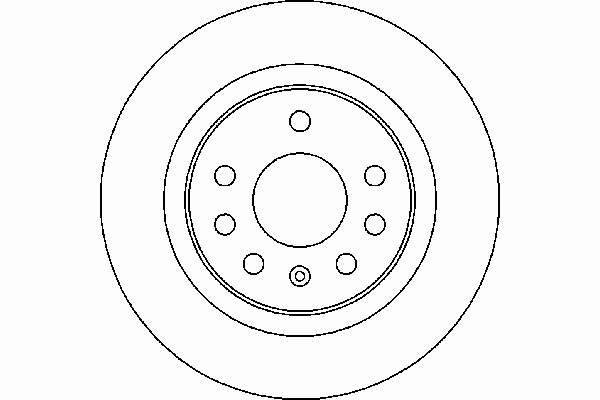 93184247 Opel Tarcza hamulcowa tylna