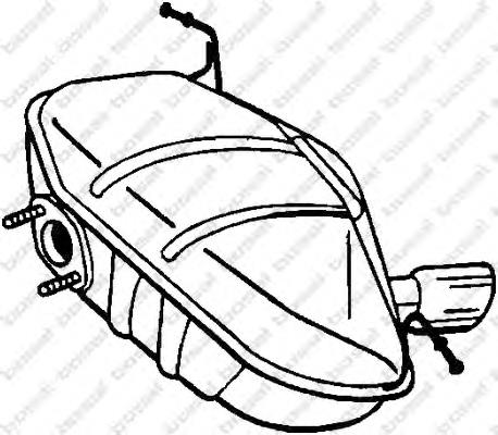 Tłumik, tylna część BMW 1 E81