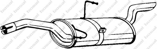 Tłumik, tylna część Fiat Bravo 2 198