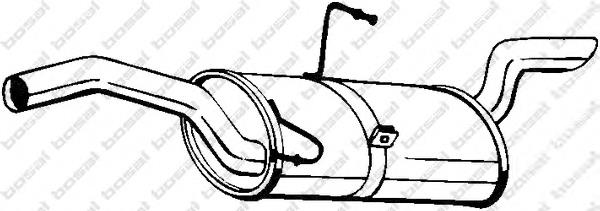 Tłumik, tylna część Fiat/Alfa/Lancia 71765110 cena, od 53,86 USD