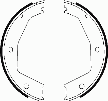 Do koszyka CBC2347 Jaguar Klocki hamulca ręcznego