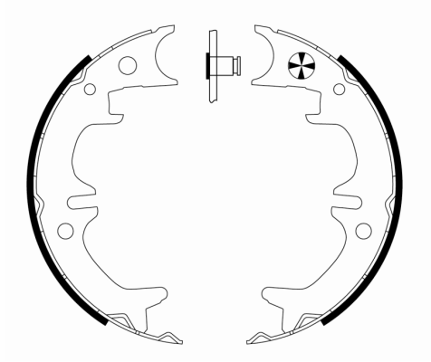 Klocki hamulca ręcznego Toyota Camry 5 V30