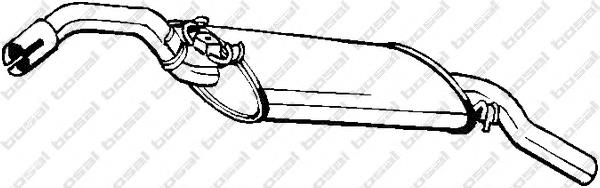 233563 Bosal Tłumik, tylna część