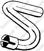 Tłumik, tylna część Volvo 740 744