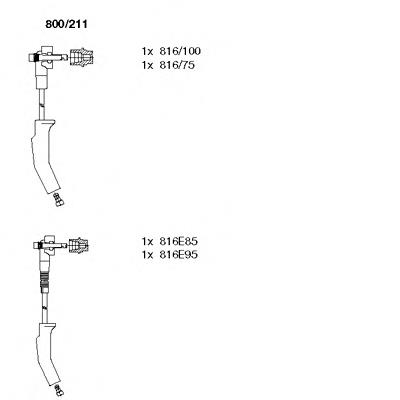 Zestaw przewodów wysokiego napięcia Ford 6831204 cena, od 26,77 USD